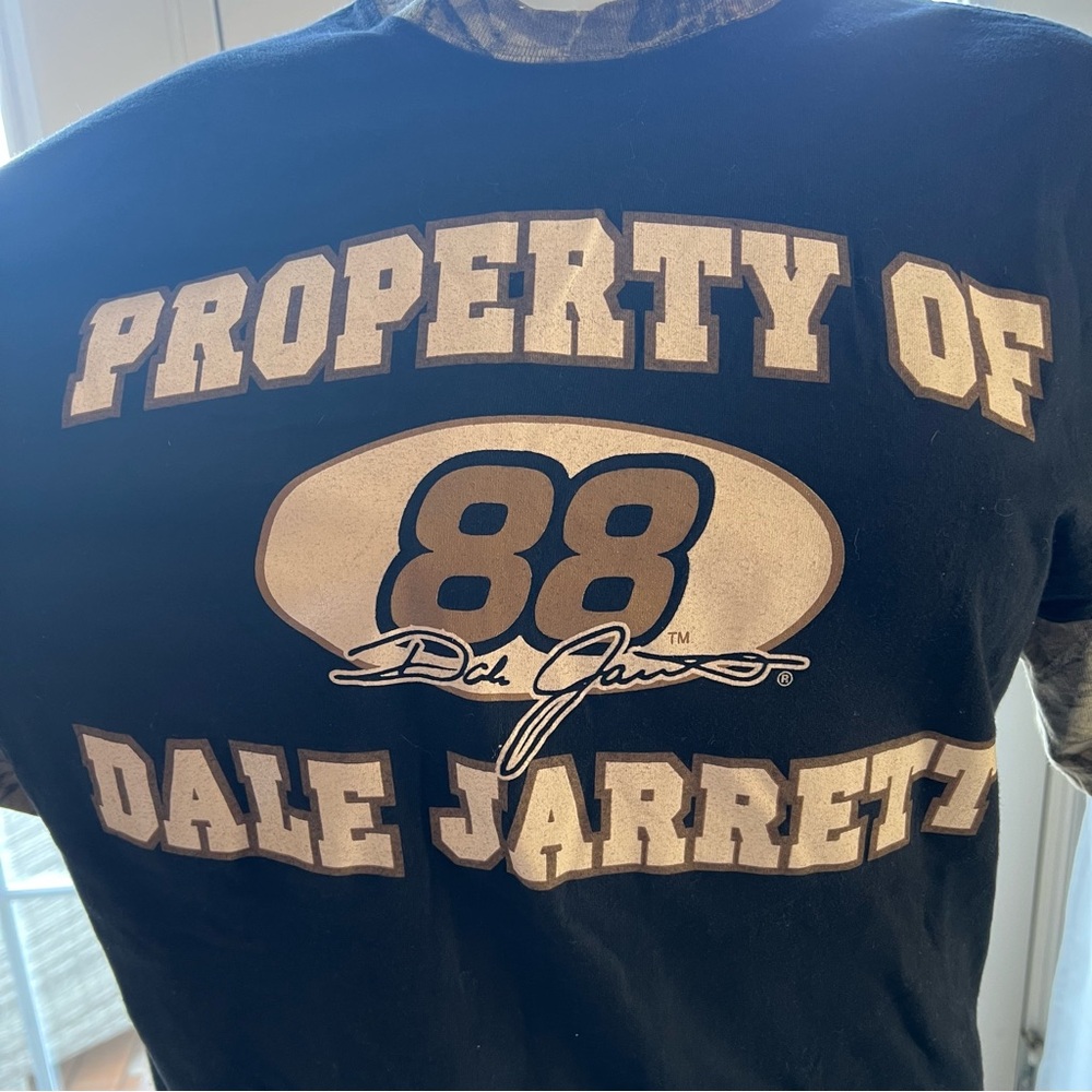 Property of Dale Jarrett Chase Authentics Tall Tee Size Medium Vintage NASCAR